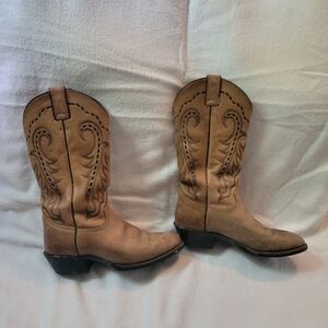 Tony Lama Light Brown Western Boots